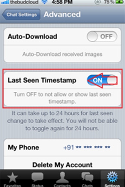 كيف تخفي الـ"last seen" عن هاتفك؟